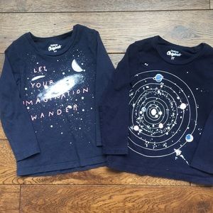 Space long sleeve shirt bundle
